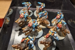 Moar Cavalry! Set up for Claw/Shield on grunts and Fist/Shield on Sgt.
